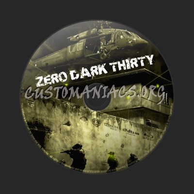 Zero Dark Thirty blu-ray label