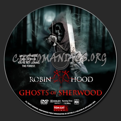 Robin Hood: Ghosts of Sherwood dvd label