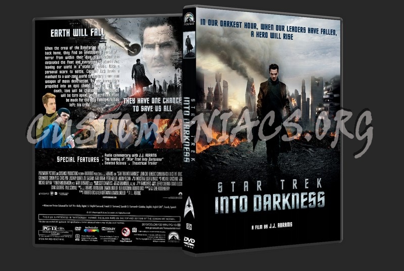 Star Trek Into Darkness dvd cover