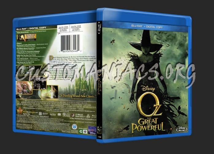 OZ the Great and Powerful blu-ray cover