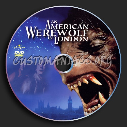 An American Werewolf In London dvd label