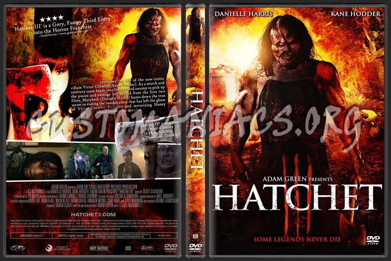 Hatchet III 2013 (Hatchet 3) dvd cover