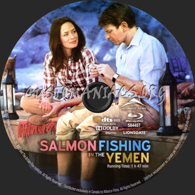 Salmon Fishing In The Yemen blu-ray label