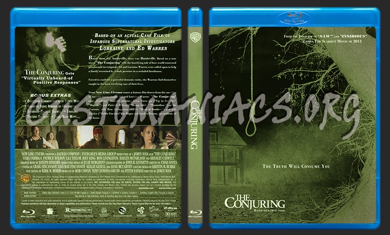 The Conjuring blu-ray cover