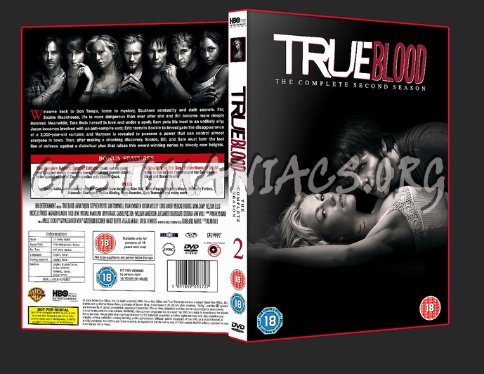 True Blood Season 2 dvd cover