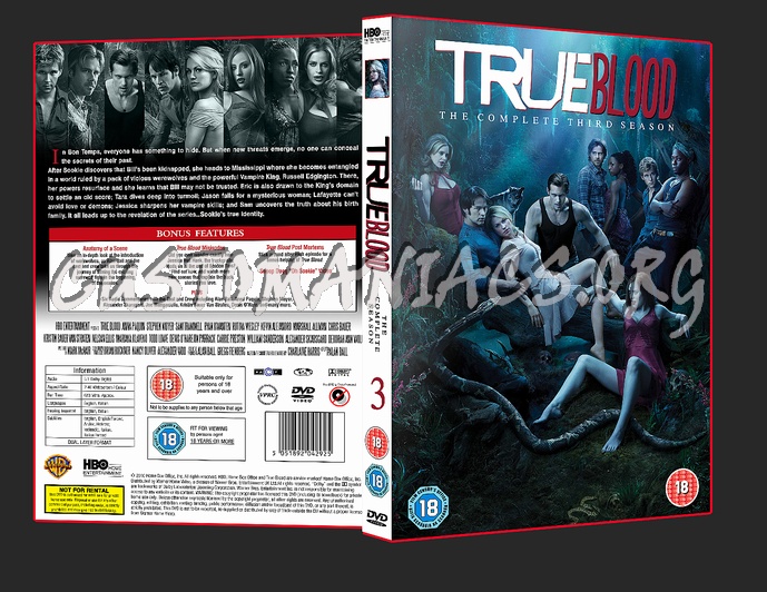 True Blood Season 3 dvd cover