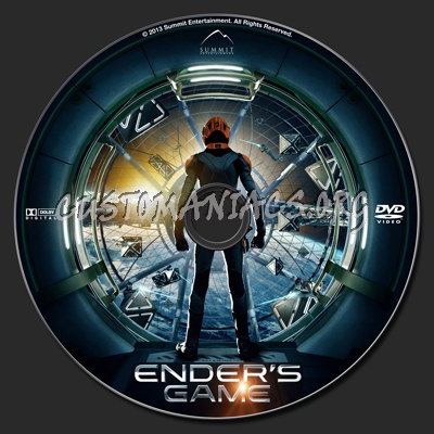 Ender's Game dvd label