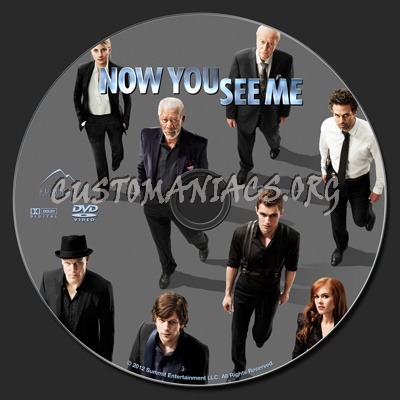 Now You See Me dvd label