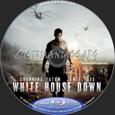 White House Down blu-ray label