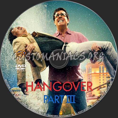 The Hangover Part III dvd label