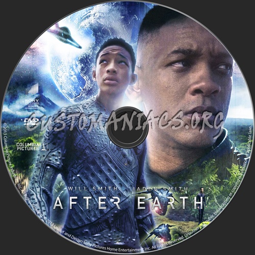 After Earth dvd label