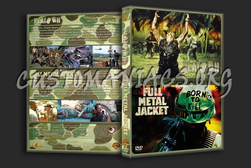 Platoon / Full Metal Jacket Double dvd cover