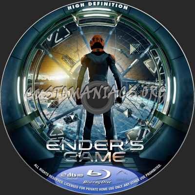 Ender's Game blu-ray label