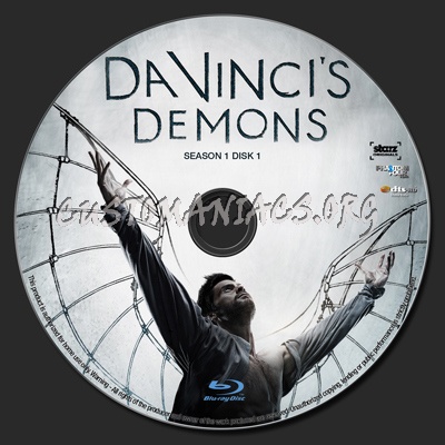 Da Vinci's Demons blu-ray label