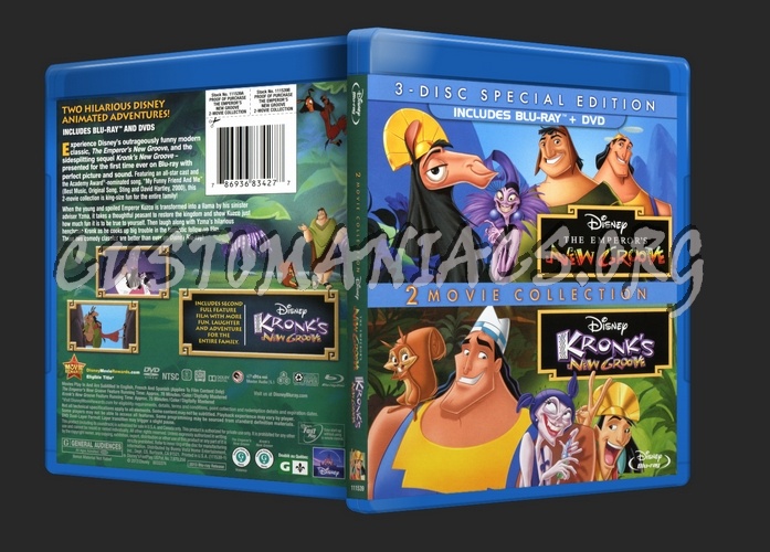 Emperor's New Groove - 2 Movie Collection blu-ray cover