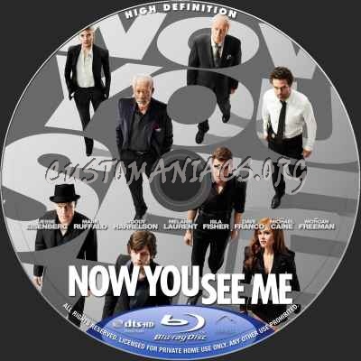 Now You See Me blu-ray label