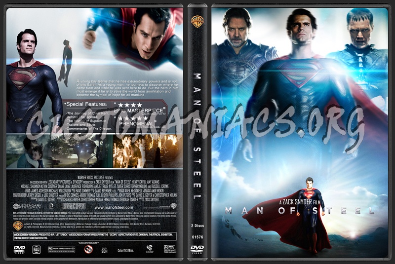 Man of Steel dvd cover