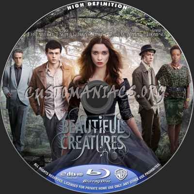 Beautiful Creatures blu-ray label