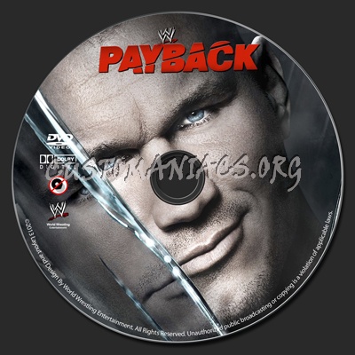 WWE Payback 2013 dvd label