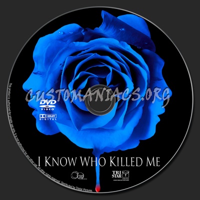 I Know Who Killed Me dvd label