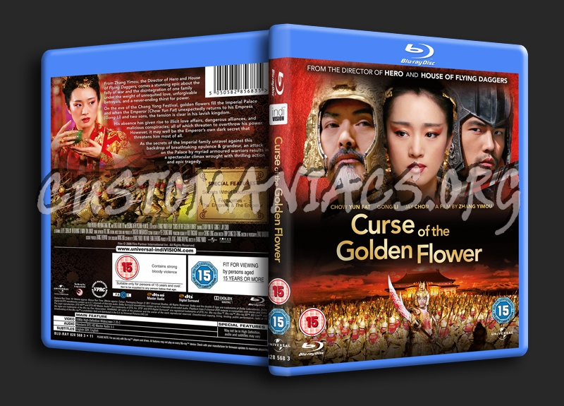 Curse of the Golden Flower blu-ray cover