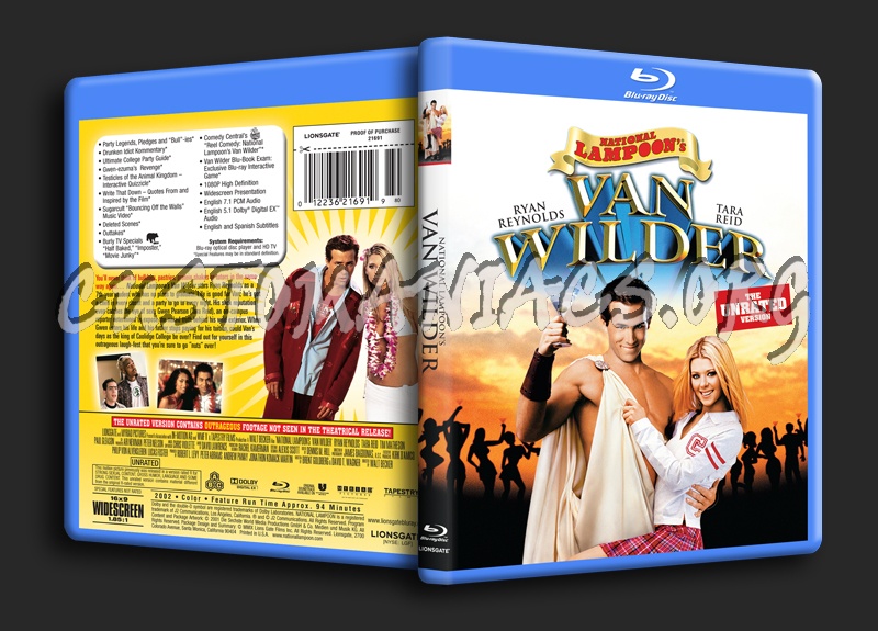 Van Wilder blu-ray cover