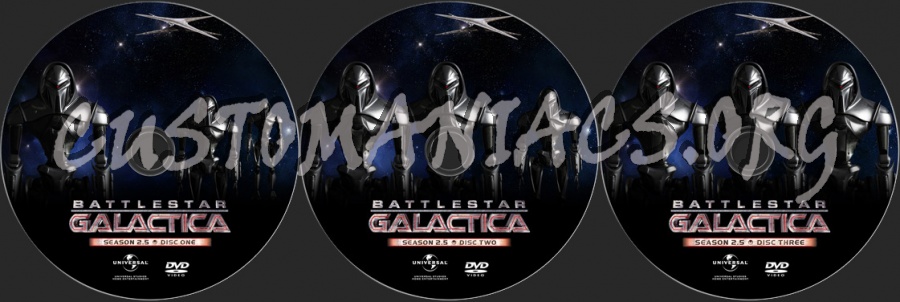 Battlestar Galactica - Season 2.5 dvd label