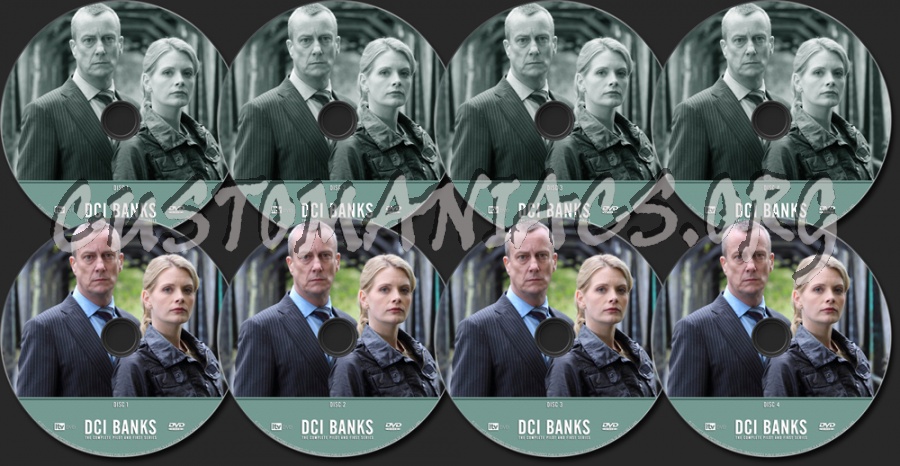 DCI Banks - The Complete Pilot & First Series dvd label
