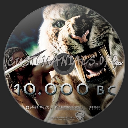 10,000 Bc dvd label