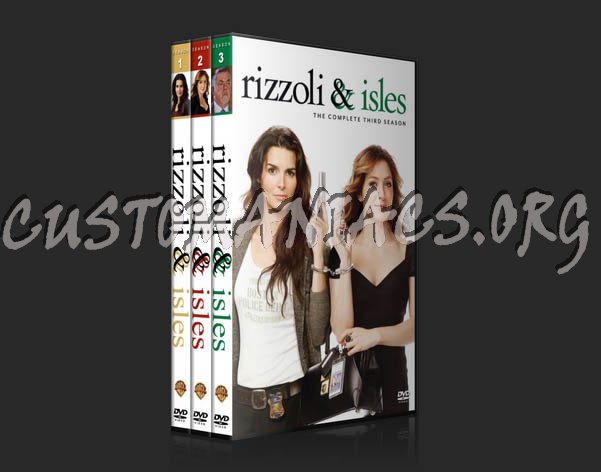 Rizzoli & Isles: Seasons 1-3 dvd cover