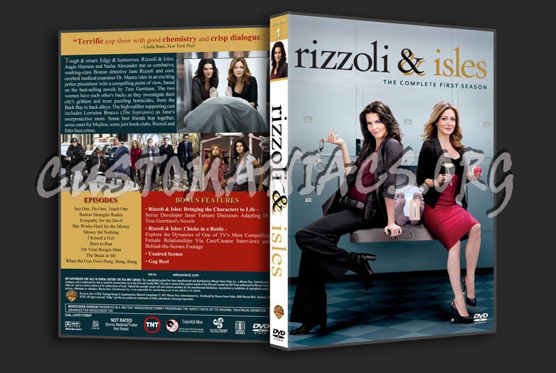 Rizzoli & Isles: Seasons 1-3 dvd cover