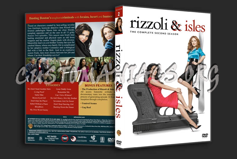 Rizzoli & Isles: Seasons 1-3 dvd cover