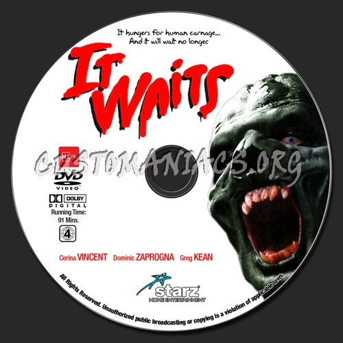 It Waits dvd label