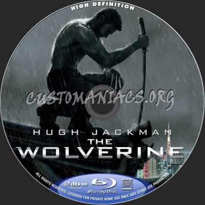 The Wolverine (2013) (2D+3D) blu-ray label