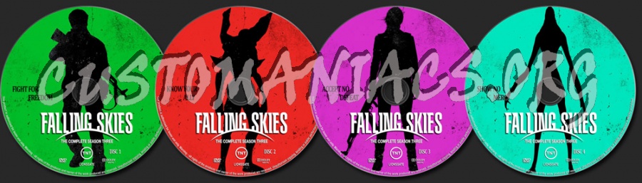 Falling Skies Season 3 dvd label
