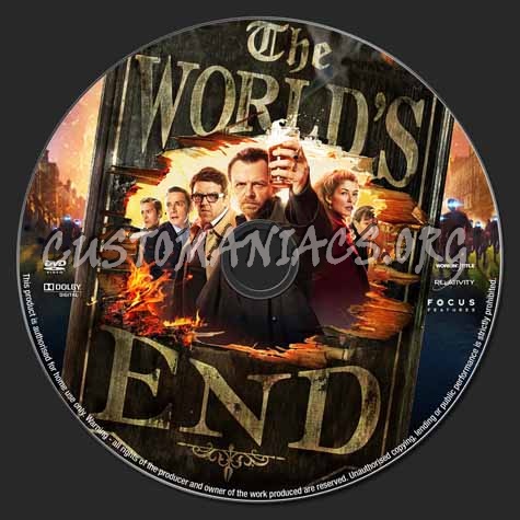 The World's End dvd label