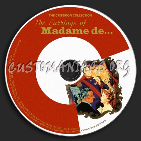 445 - The Earrings Of Madame De... dvd label