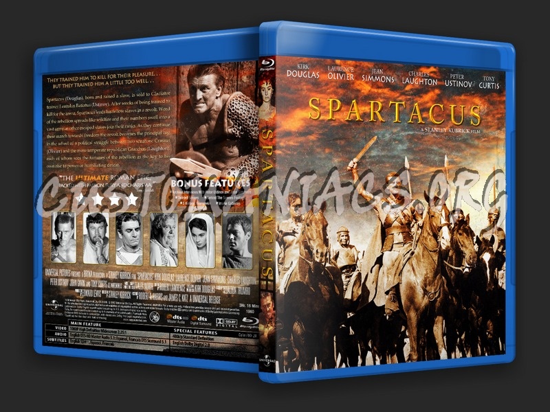 Spartacus blu-ray cover
