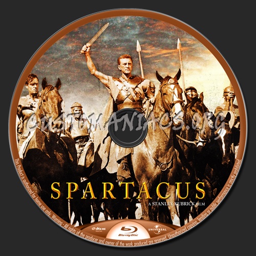 Spartacus blu-ray label