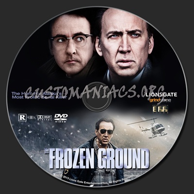 The Frozen Ground dvd label