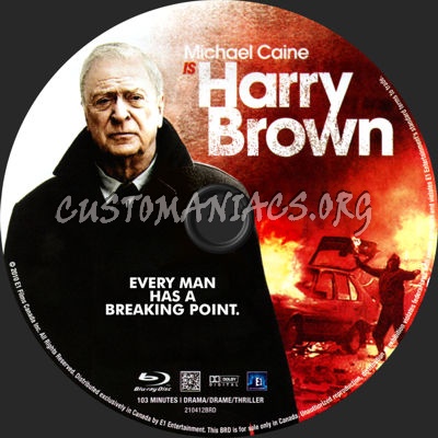 Harry Brown blu-ray label