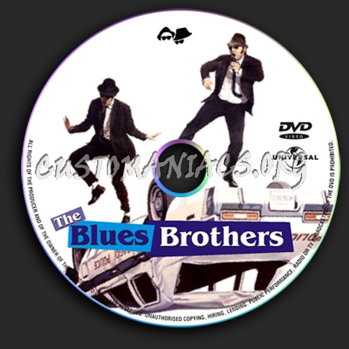 The Blues Brothers dvd label