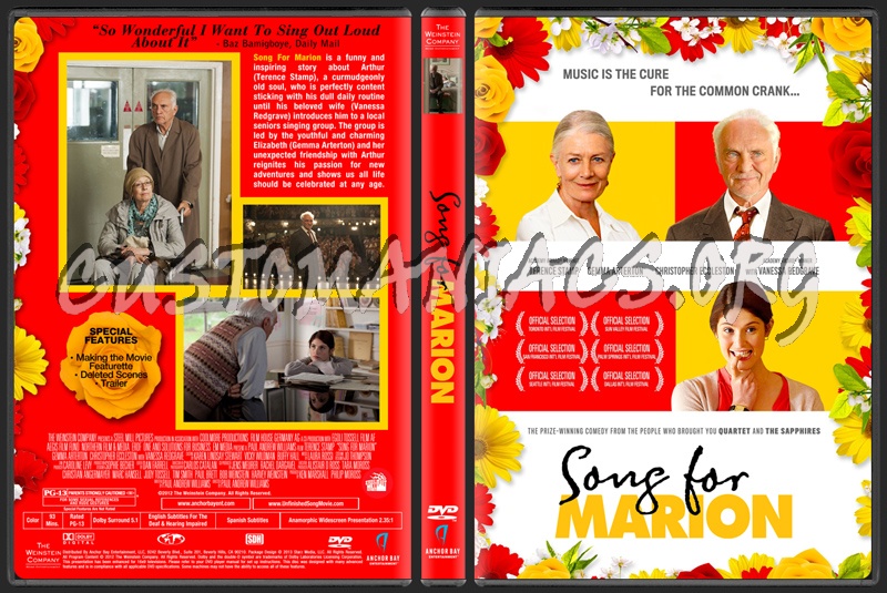 Unfinished Song (aka Song For Marion) dvd cover