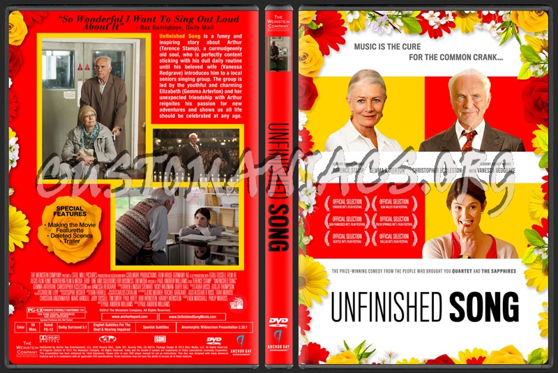 Unfinished Song (aka Song For Marion) dvd cover