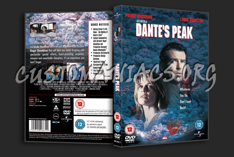 Dante's Peak dvd cover
