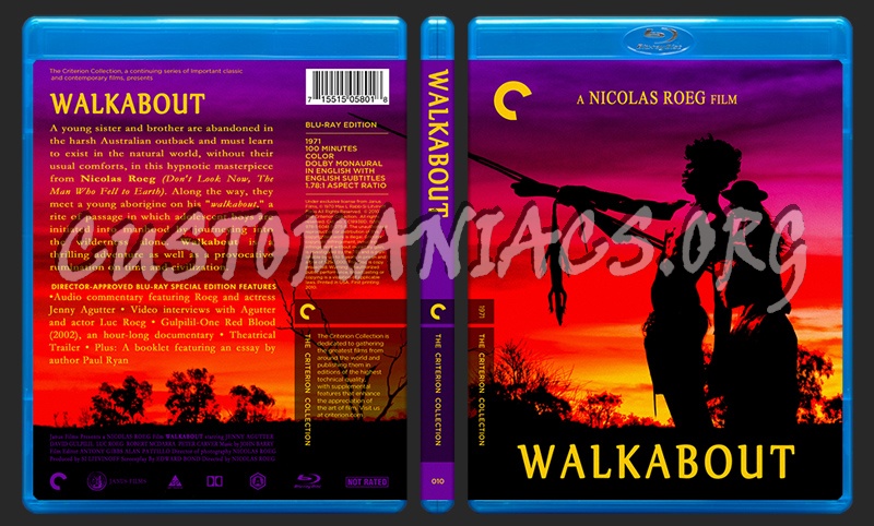 010 - Walkabout blu-ray cover