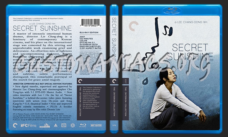 576 - Secret Sunshine blu-ray cover