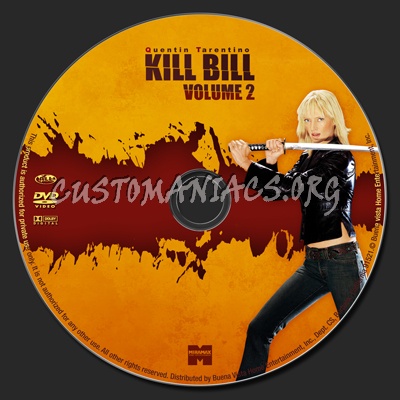 Kill Bill Collection dvd label