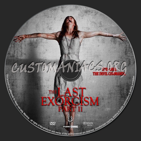 The Last Exorcism 2 dvd label