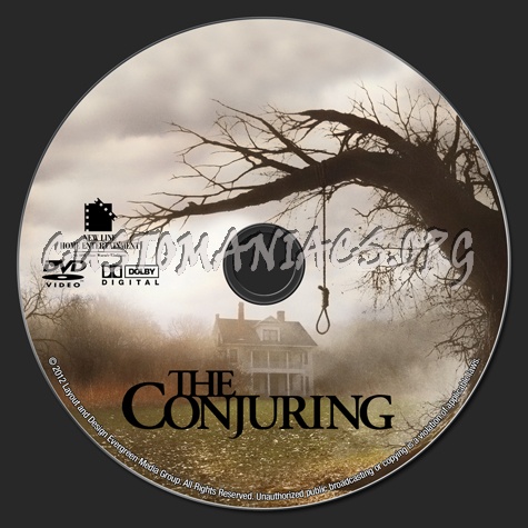 The Conjuring dvd label